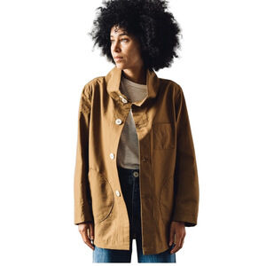 Jesse Kamm Japanese weather cloth jacket Tobacco - small